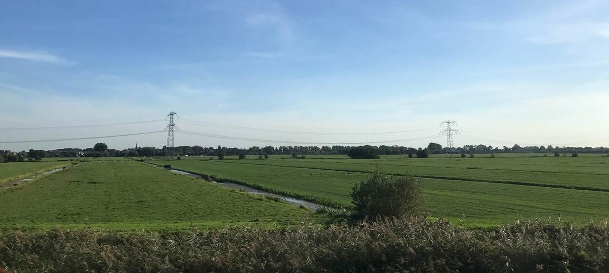 Grondwater trein tussen Den Haag en Utrecht